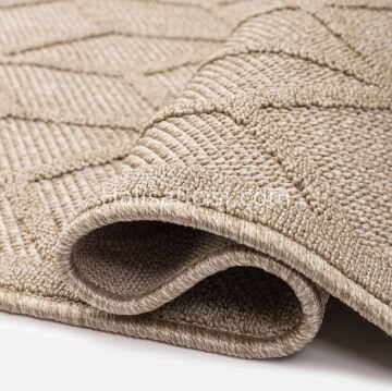 Scandi İskandinav Tarz Bukle Halı B810 GRİ KREM