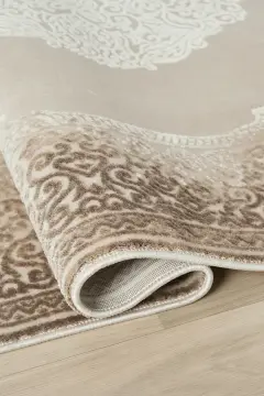 Seyran Halı Asya Akrilik salon Halısı 524 Vizon