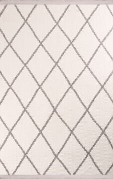 Nexus Halı Yummy Kesme Halı 6405 Beyaz Gri 100 cm