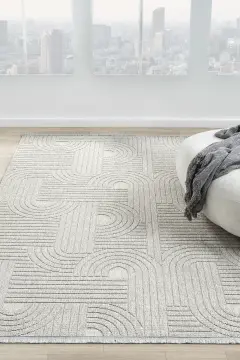 Seyran Halı Loopy Bukle Halı 623 Gri