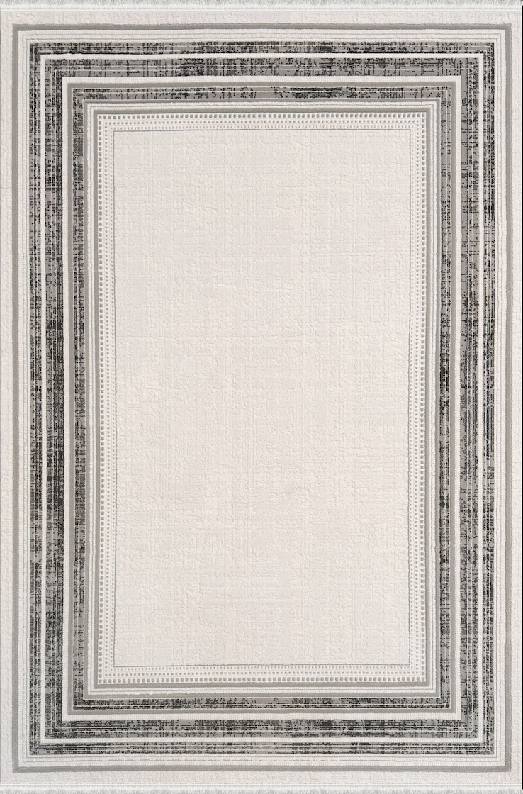 Woolen Halı Palace Modern Akrilik Halı 4855 GRİ