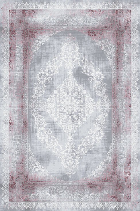 Artemis Halı Dıor 5860C VİŞNE GRİ 100X200