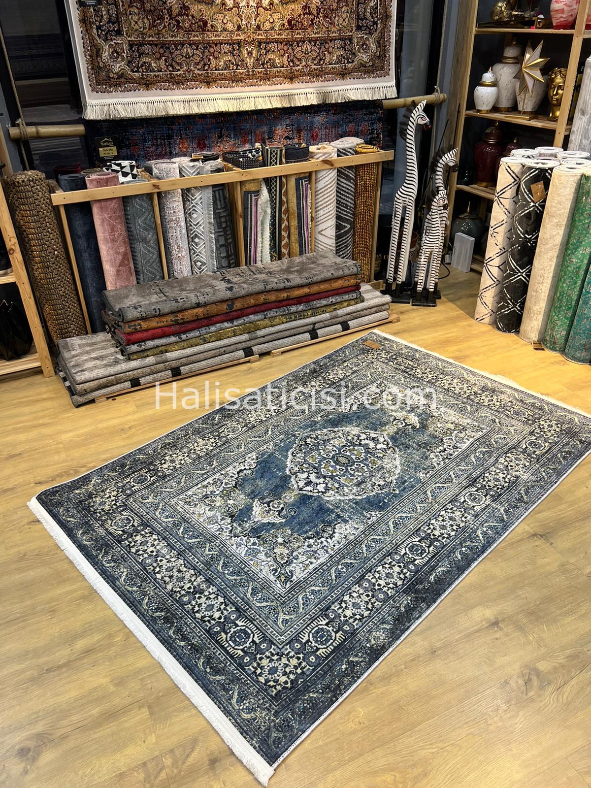 Salerno Çamaşır Makinesinde Yıkanabilir Kilim Halı HS1031 100X200