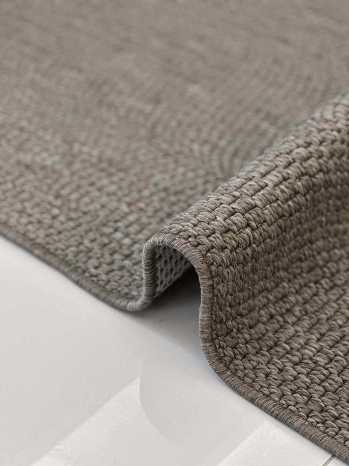 Woolen Jüt Halı 8103 KAHVE