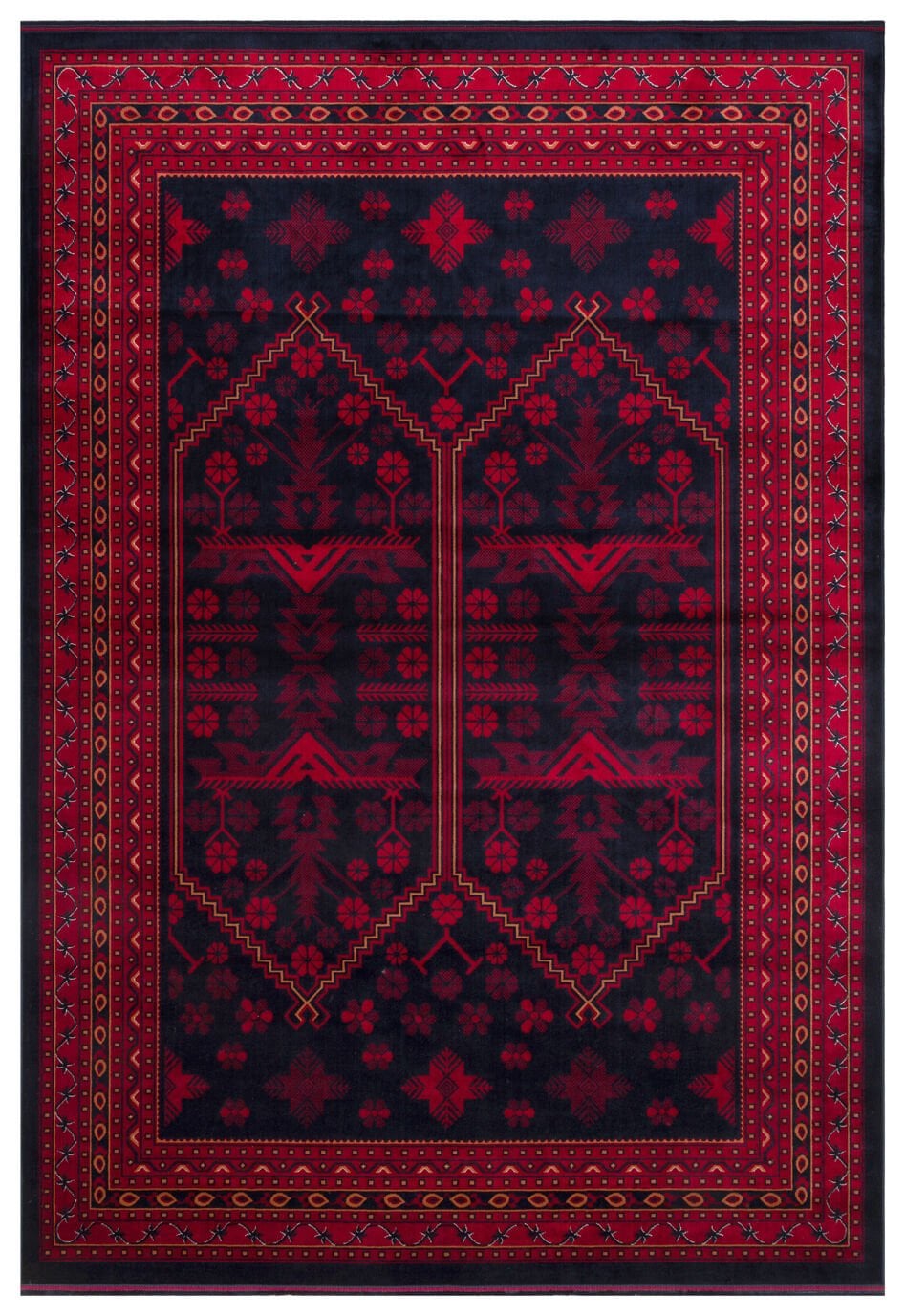 Eko Halı Herat Afgan Halı Viscon HER 01 Navy