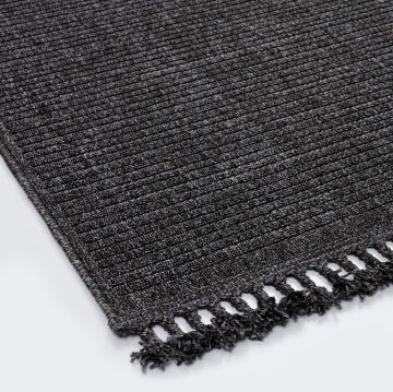 Bahariye Halı Scandi Özel Ebat B819 Antrasit-Gri 100 cm