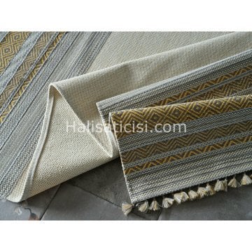 Gümüşsuyu Halı Deco İbiza Kilim 12186 Sarı