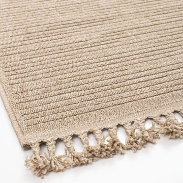 Bahariye Halı Scandi Özel Ebat B819 Krem-Gri 100 cm