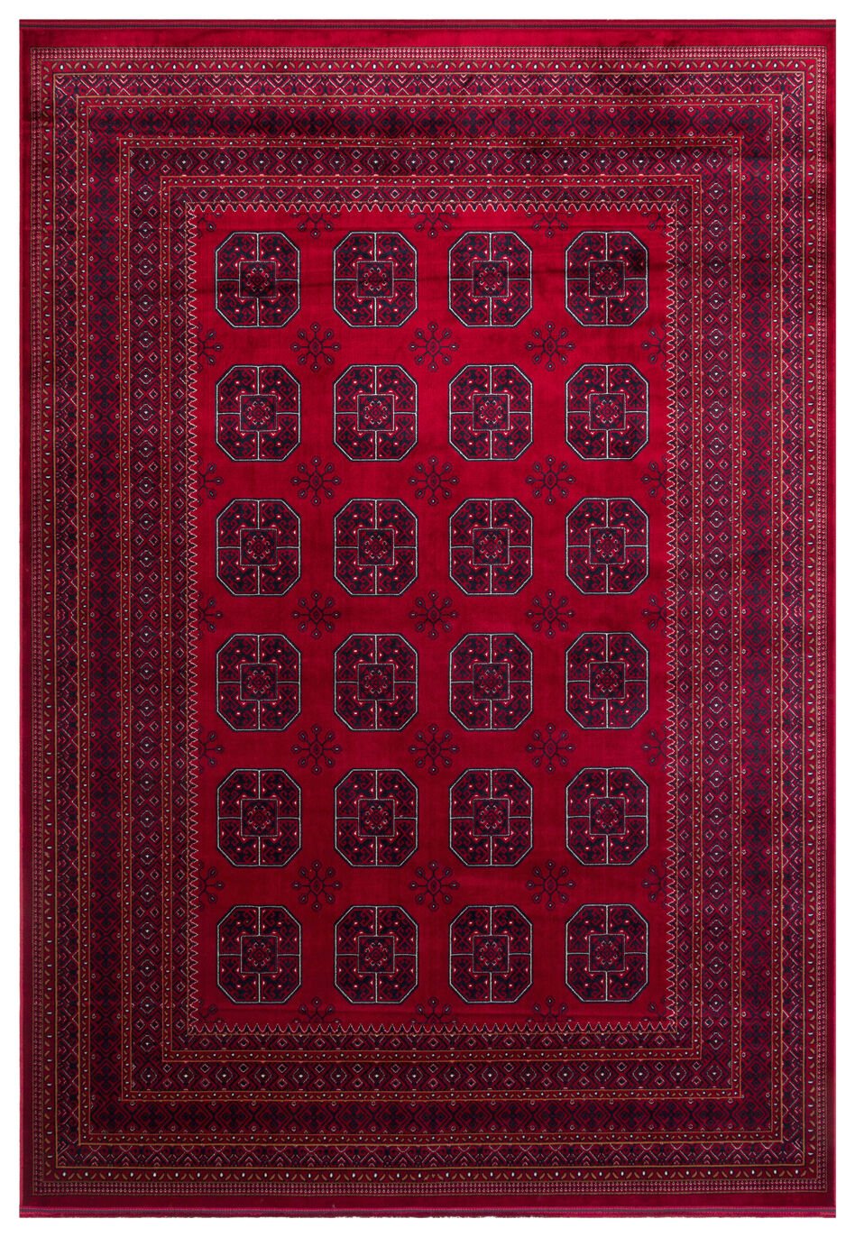 Eko Halı Herat Afgan Halı Viscon HER 02 Red