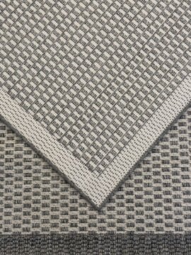 Woolen Jüt Halı 8105 GRİ