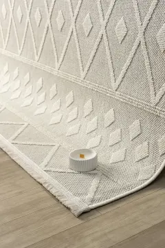 Seyran Halı Loopy Bukle Halı 620 Krem