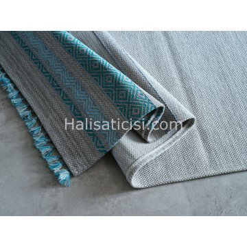 Gümüşsuyu Halı Deco İbiza Kilim 12186 Turkuaz
