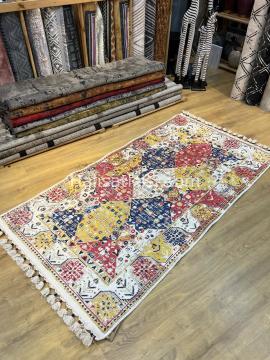 Salerno Çamaşır Makinesinde Yıkanabilir Kilim Halı HS1035 100X200