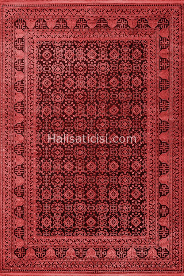 Koyunlu Halı İpek KI 32 Bordo 100X200