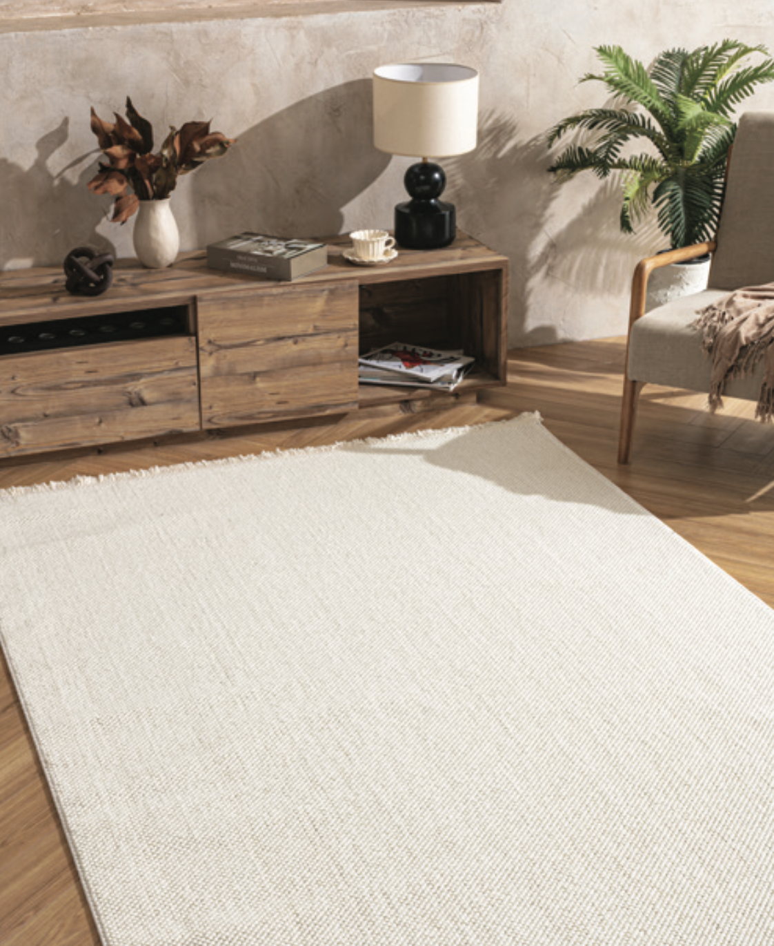 Koridor Halı Point BEYAZ