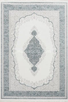 Simge B766 BEYAZ MAVİ 118x190