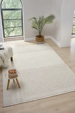 Seyran Halı Loopy Bukle Halı 622 Krem