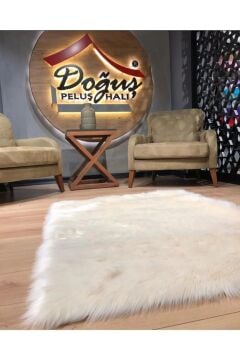 Doğuş Peluş Halı A Post Düz Kesim Krem