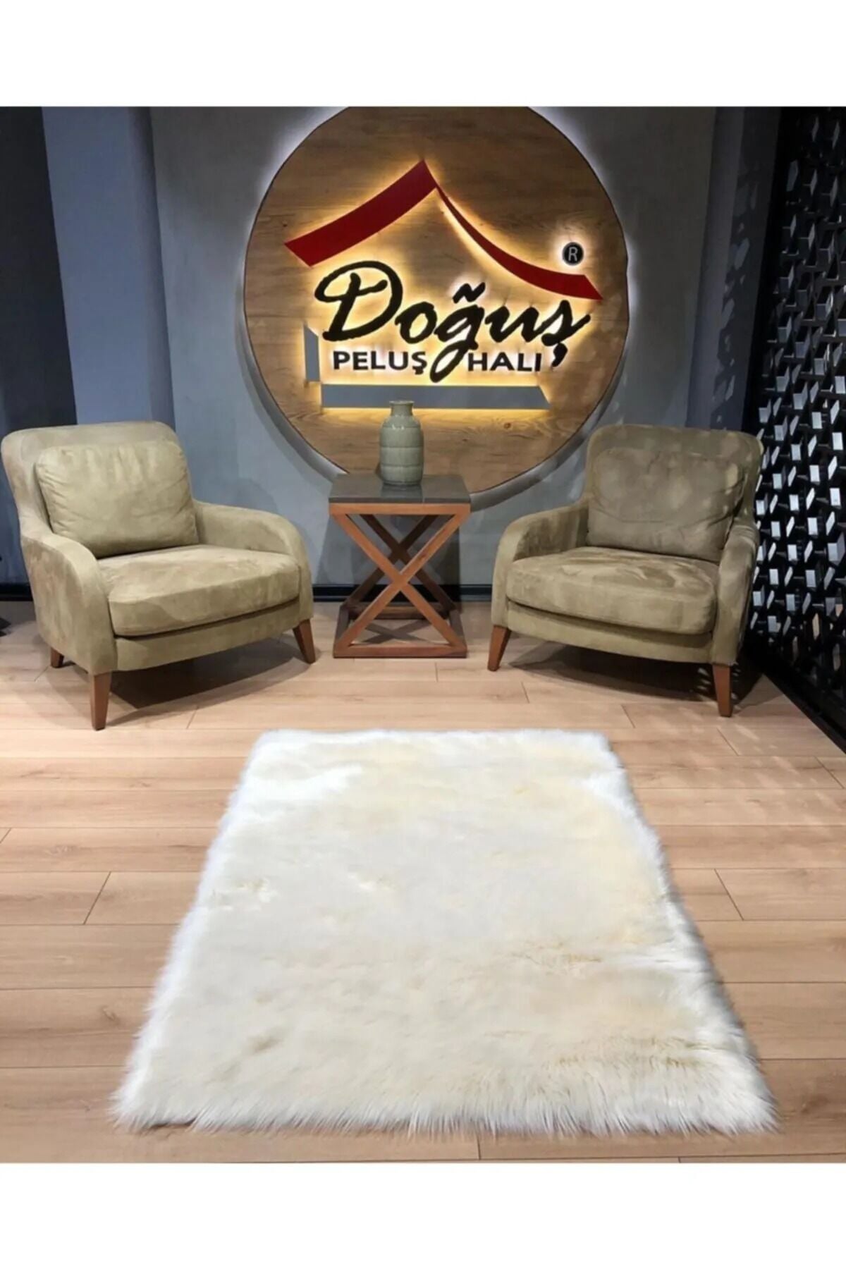 Doğuş Peluş Halı A Post Düz Kesim Krem 150X200