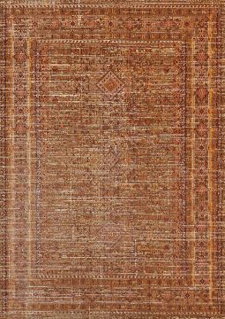 Woolen History Eskitme Desen Halı 8701 BAKIR