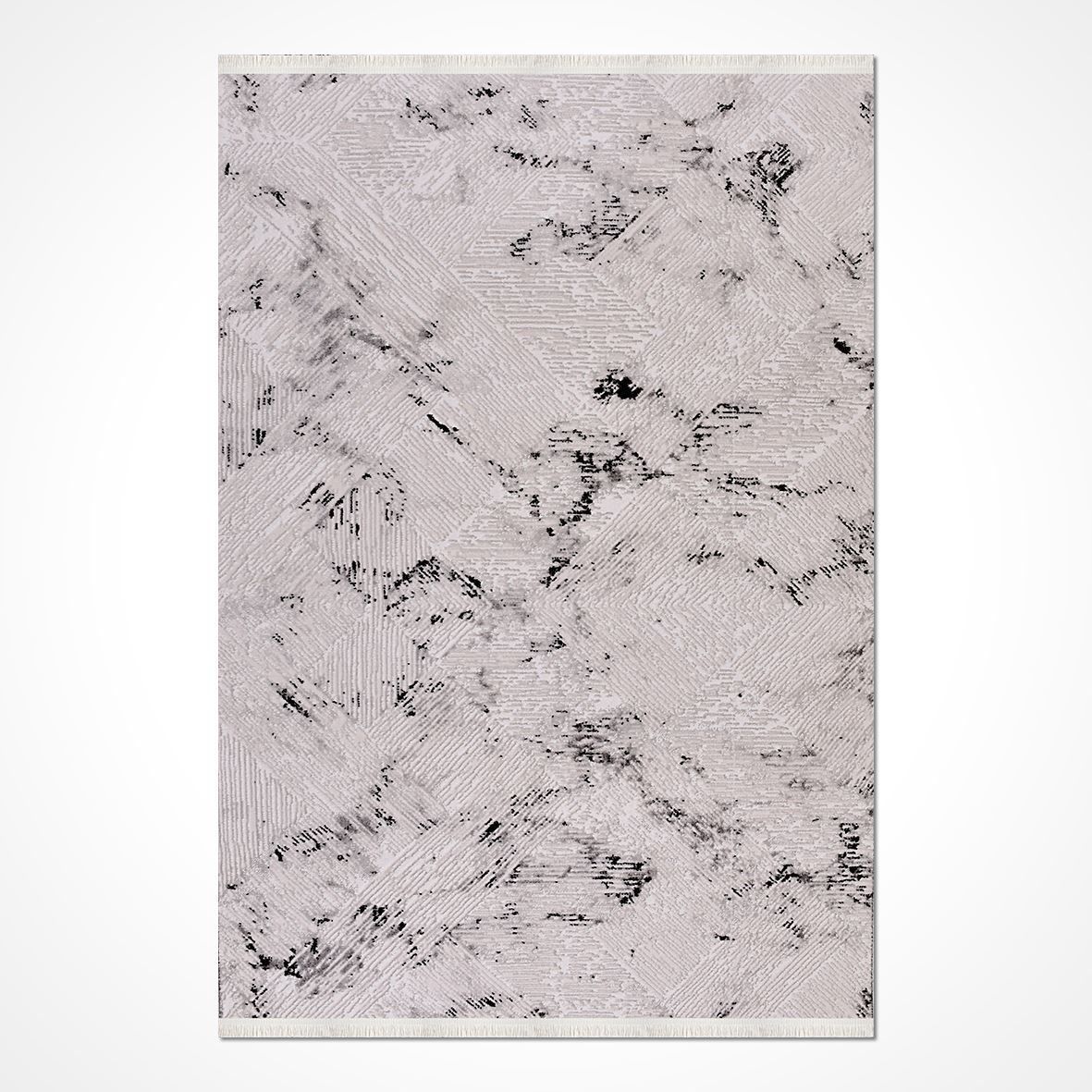 Crea Halı Montana Özel Ebat Kesme Halı 1682 Ak