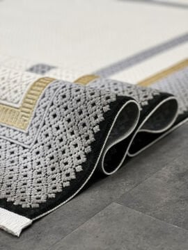 Woolen Halı Pera Akrilik Halı 4501 GRİ