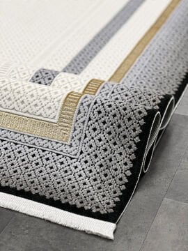 Woolen Halı Pera Akrilik Halı 4501 GRİ