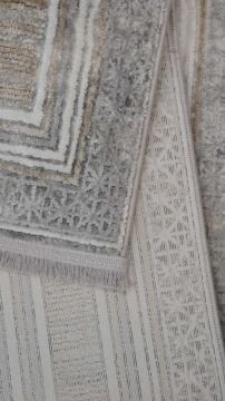 Festival Halı Mona Modern Gri Oda Halısı M2100A