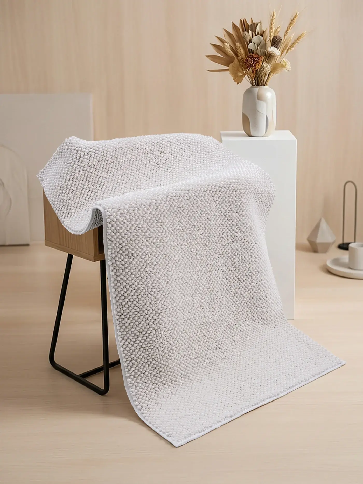 Apex Halı Savona Kaymaz Tabanlı Yıkanabilir Bukle Halı 2621 SV Krem