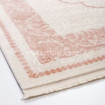 Simge B766 KREM PEMBE