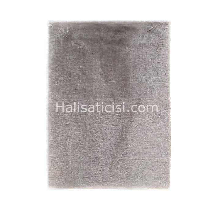 Prizma Halı Comfort Peluş Gri