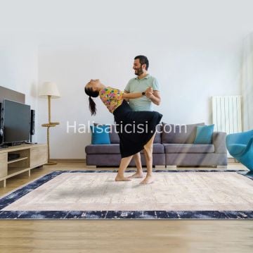 Dolce Vita Halı Sentosa 5901 Navy Blue - Lacivert Hal