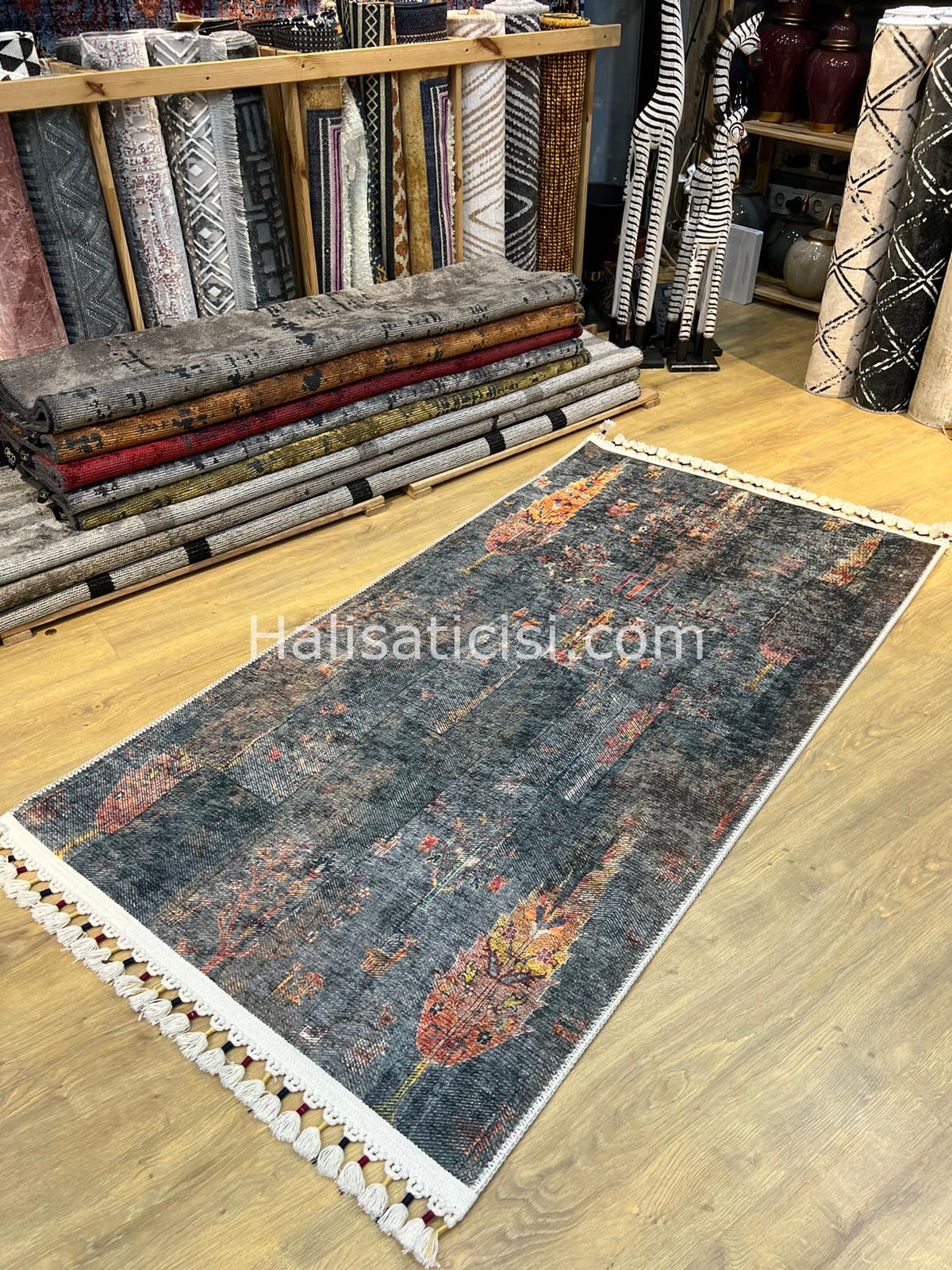 Salerno Çamaşır Makinesinde Yıkanabilir Kilim Halı HS1041 100X200