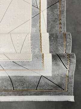 Woolen Halı Pera Akrilik Halı 4503 GRİ