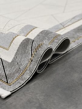 Woolen Halı Pera Akrilik Halı 4503 GRİ