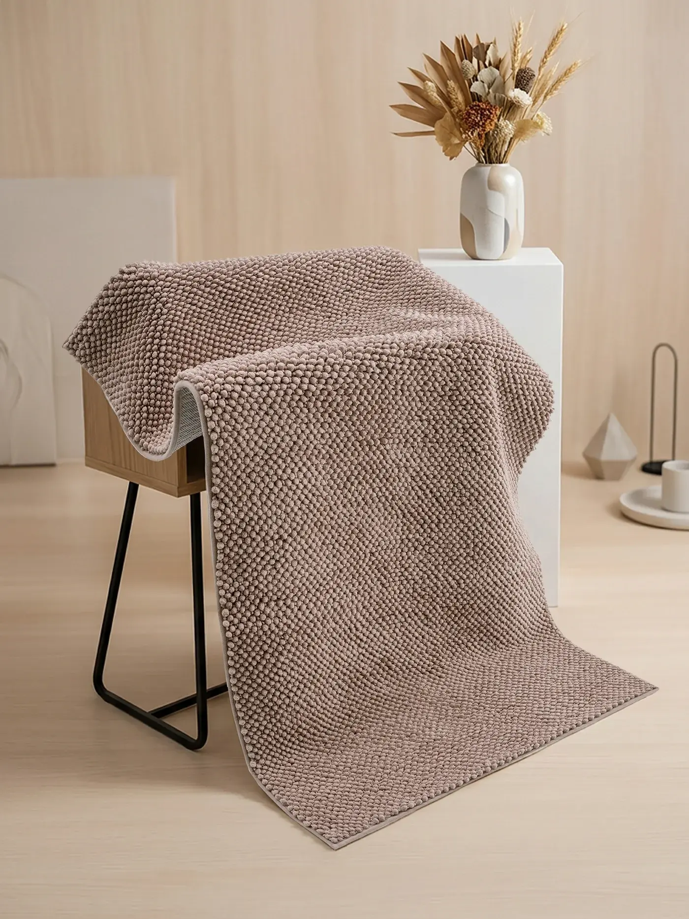 Apex Halı Savona Kaymaz Tabanlı Yıkanabilir Bukle Halı 623 SV Vizon