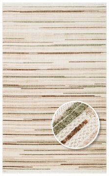 Eko Halı Joy Bohem Halı JOY 01 Green Brown