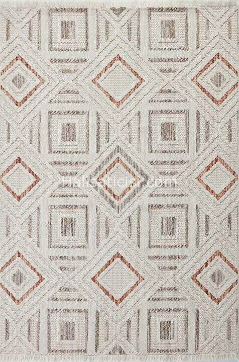 Gümüşsuyu Halı Deco Point 15763 Kremit 100X200