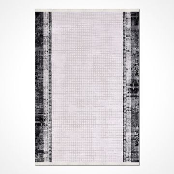 Crea Halı Alabar Özel Ebat Kesme Halı 1104 Ak