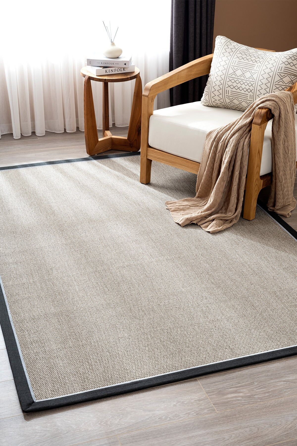 Koza Halı Sahara Bordure Sisal B3610G