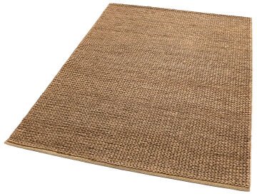 Eko Halı Choti El Dokuma Naturel Jüt Hasır Halı Brown