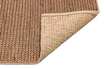 Eko Halı Choti El Dokuma Naturel Jüt Hasır Halı Brown