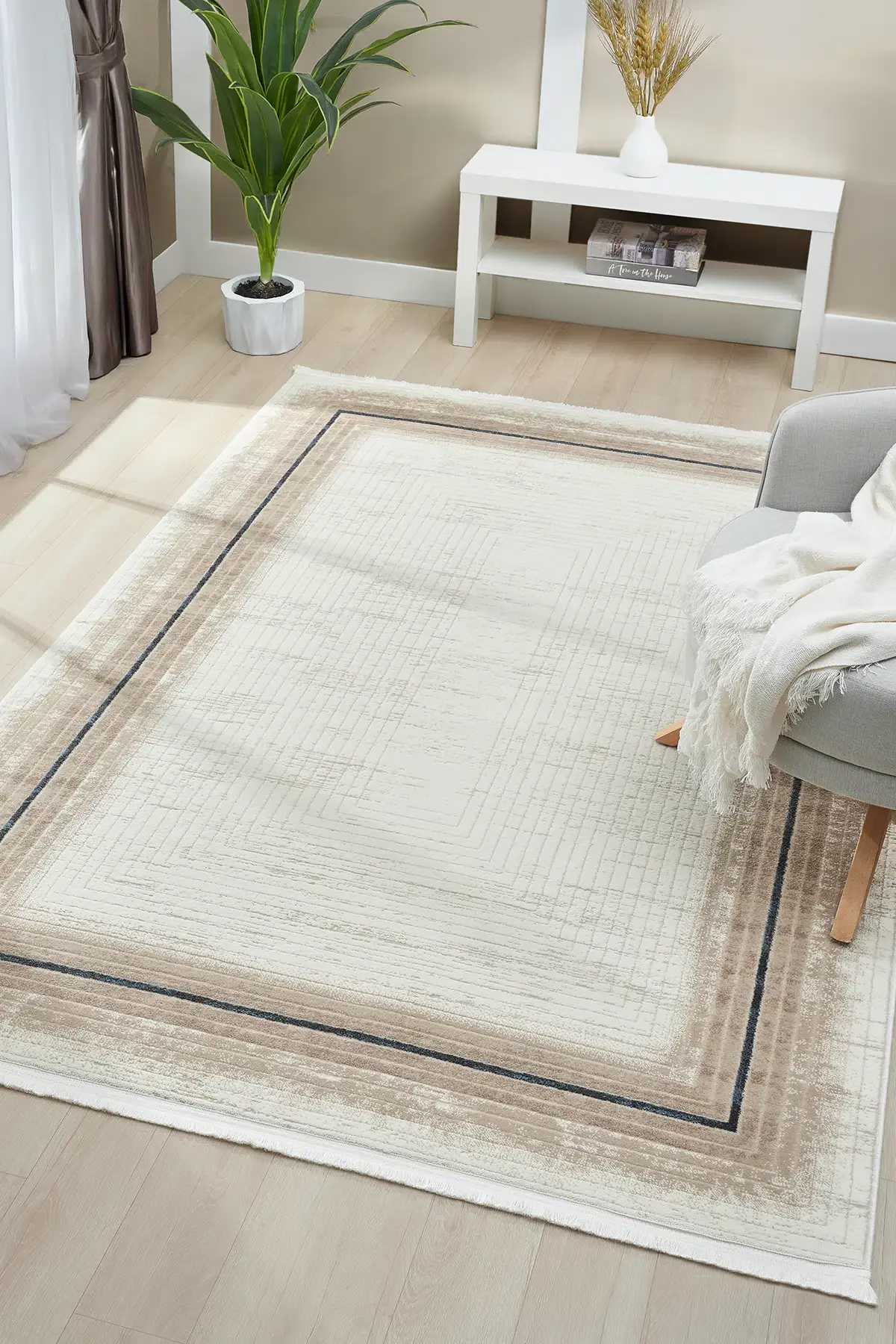 Seyran Halı Asya Akrilik salon Halısı 526 Mavi