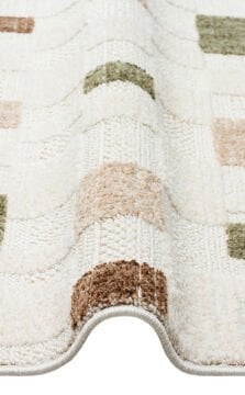 Eko Halı Joy Bohem Halı JOY 02 Green Beige