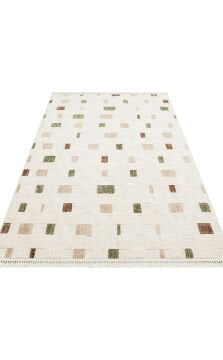 Eko Halı Joy Bohem Halı JOY 02 Green Beige