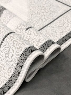 Woolen Halı Pera Akrilik Halı 4506 GRİ