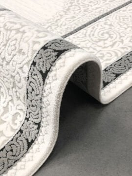 Woolen Halı Pera Akrilik Halı 4506 GRİ