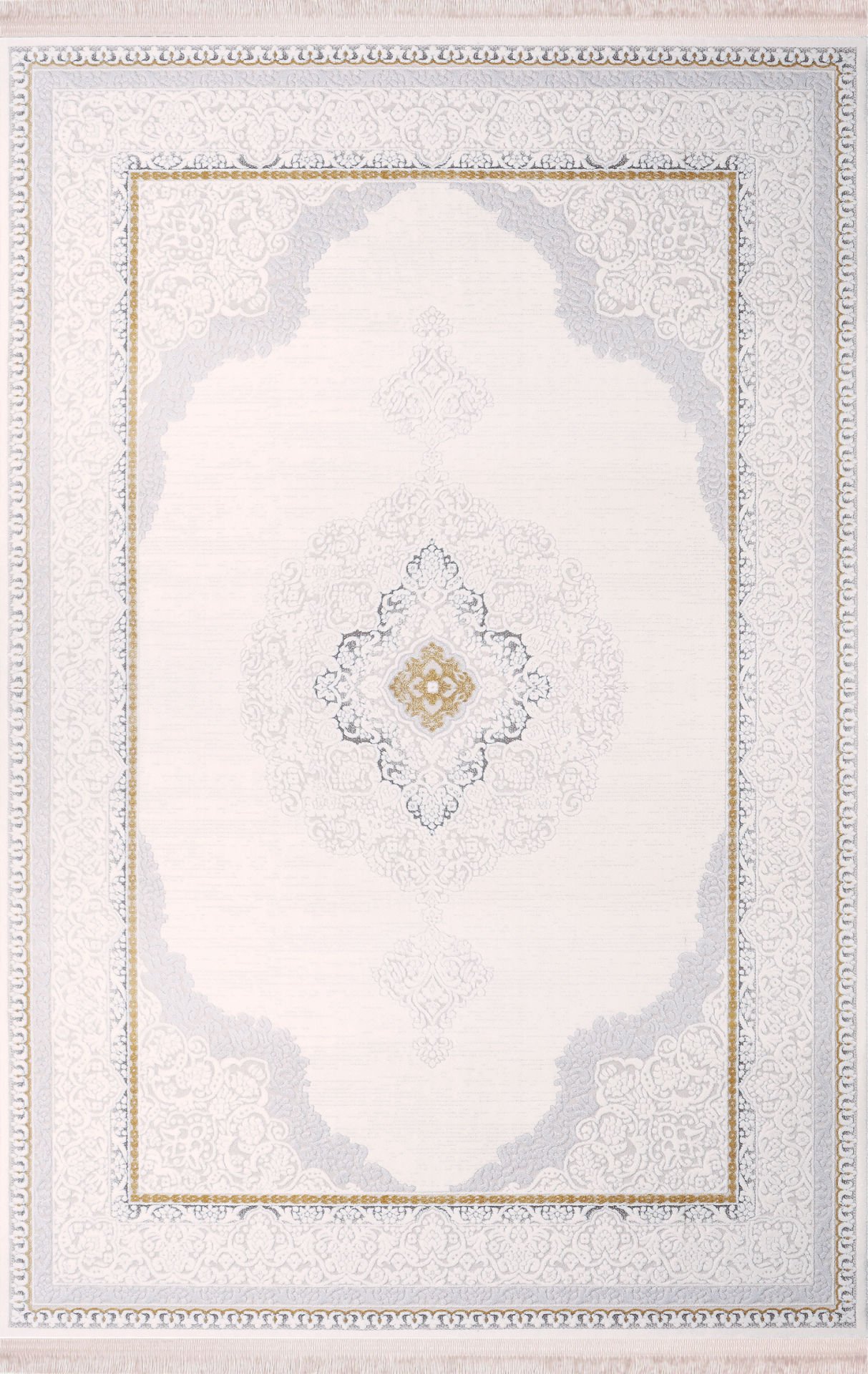 Nexus Halı Albina Göbek Desenli Salon Halısı 5435 Gold