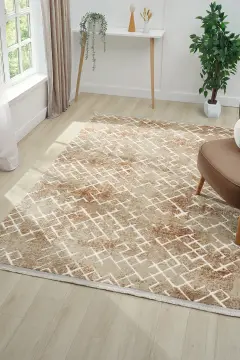 Seyran Halı Asya Akrilik salon Halısı 521 Terra