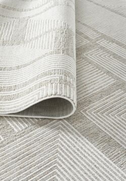 Apex Mono Luxe Salon Halısı 4031 Gri